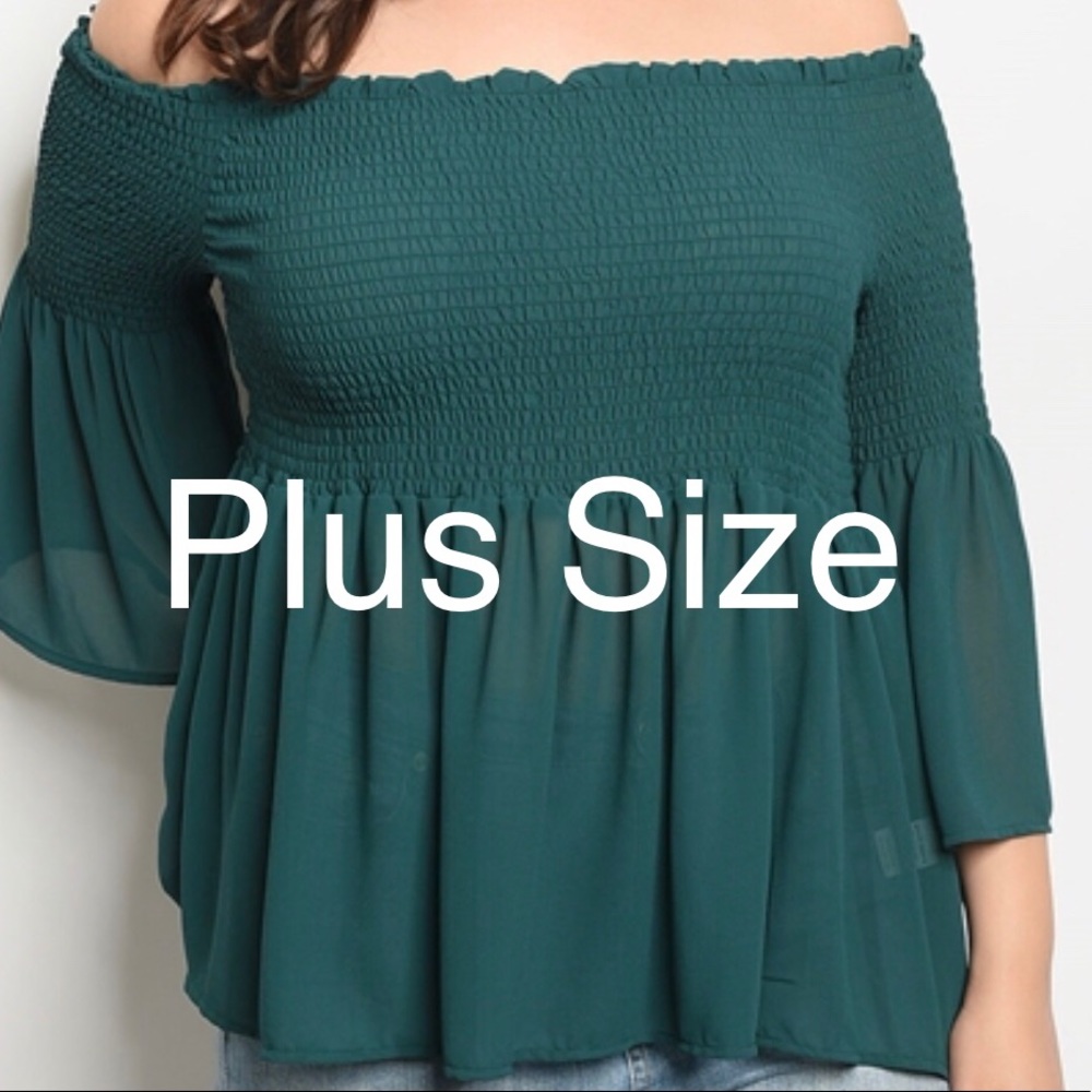 Plus Size Off the Shoulder Top
